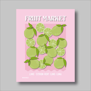 Lime Fruit Market Print, 2 of 2