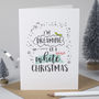 'I'm Dreaming Of A White Wine Christmas' Funny Card, thumbnail 1 of 3