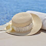 Bride Hen Party Straw Hat, thumbnail 3 of 4