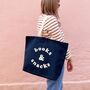 ‘Books And Snacks’ Canvas Tote Bag, thumbnail 3 of 10