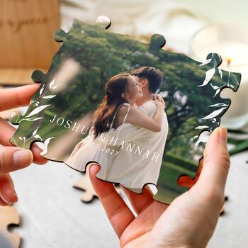 Personalised Photo Puzzle Wedding Guestbook Alternative, 7 of 11