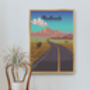 Badlands National Park USA Travel Poster Art Print, thumbnail 5 of 8