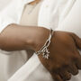 Ovale Bracelet Sterling Silver Plated, thumbnail 2 of 4