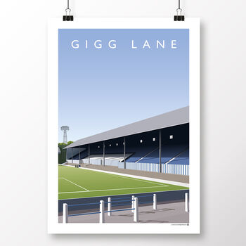 Bury Gigg Lane North Stand Poster, 2 of 8