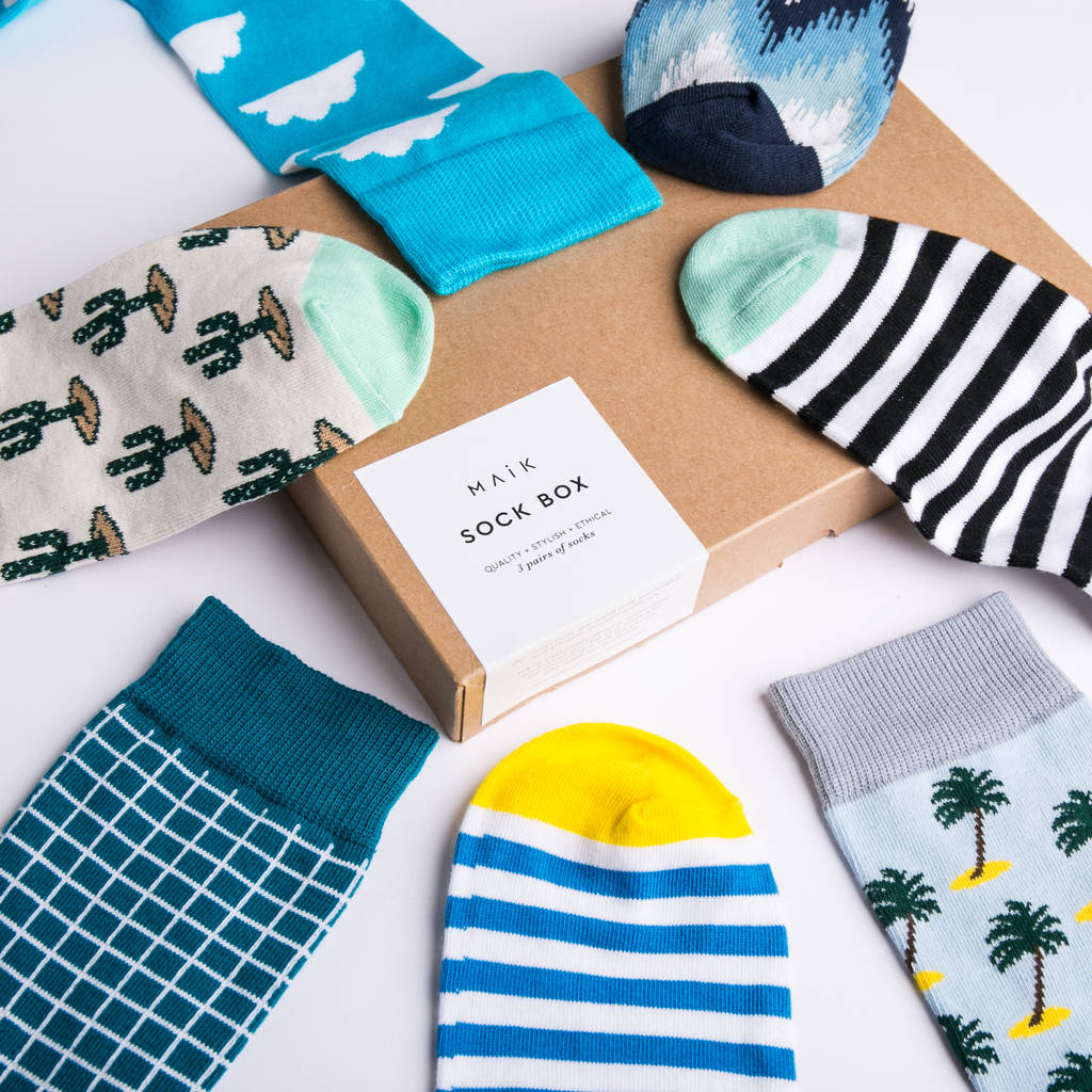build your own sock box gift for men by maik | notonthehighstreet.com