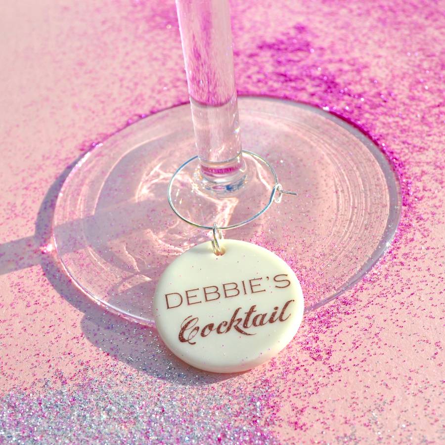 Personalised Cocktail Glass Charm, 1 of 5