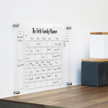 Family Wall Planner Simple Black, 2 of 8