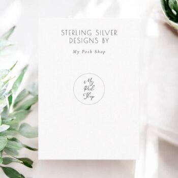 Birthday Kisses Sterling Silver Stud Earrings, 7 of 8