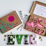 Personalised Paint Your Own Witch Wooden Name, thumbnail 6 of 7