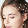 Celestial Star Bridal Hairvine And Earrings Lunella, thumbnail 2 of 6