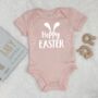 Hoppy Easter Bunny Babygrow, thumbnail 2 of 8