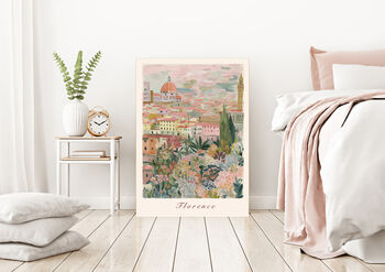 Florance City Travel Art Print, 5 of 5