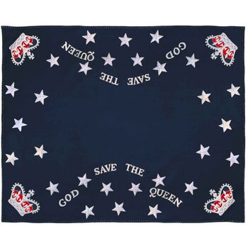 God Save The Queen Jubilee Wool Throw, 2 of 3