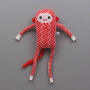 Knitted Lambswool Baby Monkey, thumbnail 4 of 10