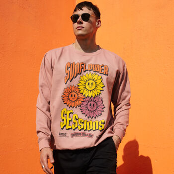 Sunflower Sessions Men’s Festival Sweatshirt, 2 of 3