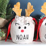 Personalised Christmas Reindeer Pouch, thumbnail 3 of 4