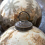 Large Antique Gold And Brass Bauble, thumbnail 2 of 3