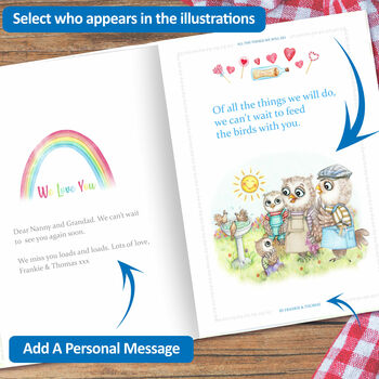 Personalised Book For Grandparents 'Things We Will Do', 3 of 10