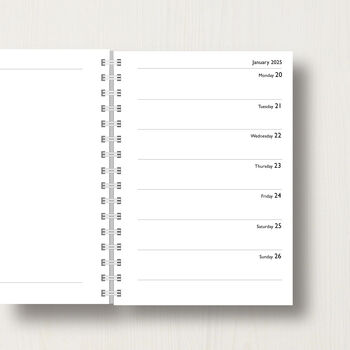 Personalised 2025 Business Diary With Week To View, 2 of 8