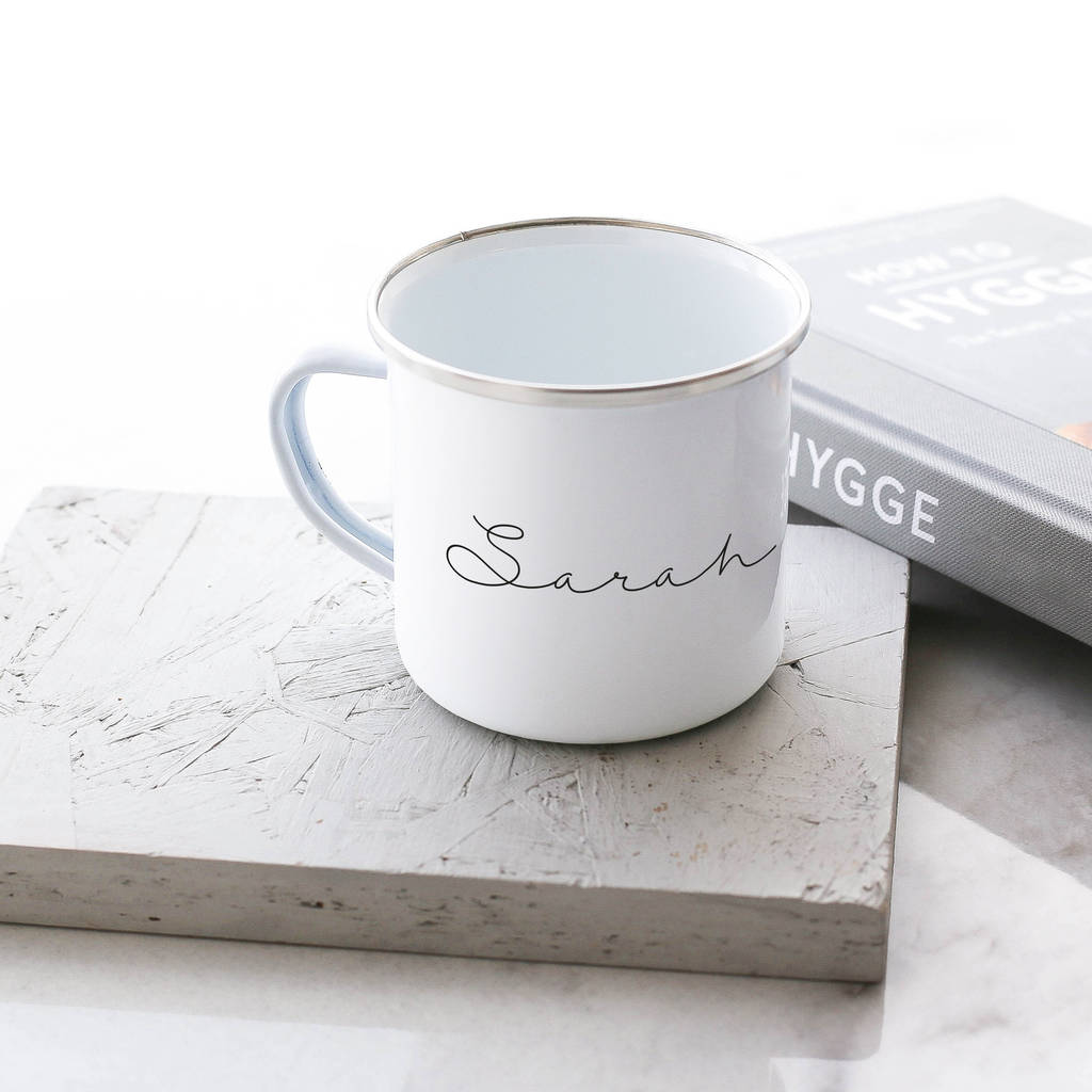 Personalised Enamel Mug