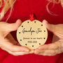 Personalised Remembrance In Our Hearts Christmas Bauble, thumbnail 2 of 6