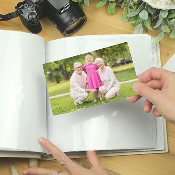 Personalised 50th Birthday Square Photo Album, 2 of 6