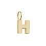 Yellow Gold Initial Pendant, thumbnail 8 of 12