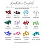 Double Birthstone Bracelet Sterling Silver, thumbnail 5 of 5
