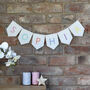 Personalised Embroidered Bunting Room Sign, thumbnail 1 of 6