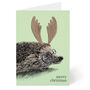 Hedgehog Christmas Card, thumbnail 3 of 8