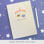 Personalised Baby Mobile A5 Cloth Bound Notebook, thumbnail 1 of 7
