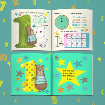 Personalised One St Birthday Children's Book, 10 of 11