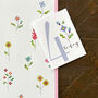 Mini Cross Stitch 4th Birthday Card, thumbnail 1 of 5