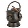 Antique Footed Coal Bucket With Shovel, thumbnail 2 of 4