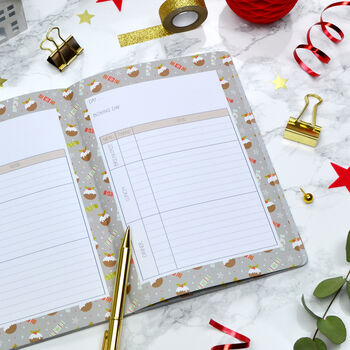 Christmas Planner, Festive Organiser And Record Book, 3 of 10