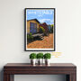 Personalised Whitstable Vintage Style Travel Poster, thumbnail 9 of 9