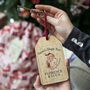 Santa's Magic Key With Personalised Wooden Keyring, thumbnail 4 of 8