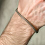 Personalised Sterling Silver Men's Curb Chain Bracelet, thumbnail 2 of 7