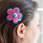 Felt Flower Hair Clip, thumbnail 6 of 8