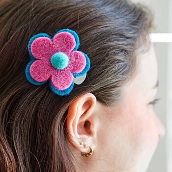 Felt Flower Hair Clip, 6 of 8