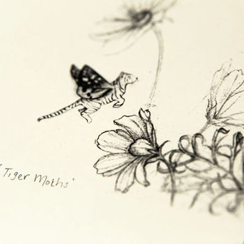 'Tiger Moths' Children's Illustration Print, 3 of 3