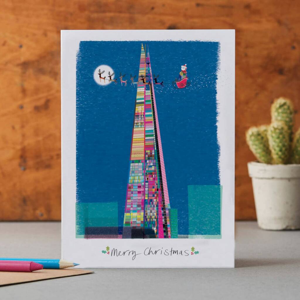 London Shard Christmas Card By I DREW THIS