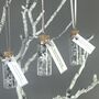 Miniature Silver Snowflakes Personalised Christmas Decoration, thumbnail 4 of 11