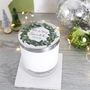 Mr And Mrs Wedding Wreath Scented Candle With Lid, thumbnail 8 of 9