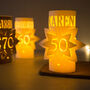 21st Personalised Birthday Star Lantern Centrepiece, thumbnail 4 of 9