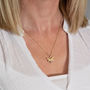 9ct Yellow Gold Bee Necklace, thumbnail 5 of 10