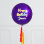 Personalised Rainbow Inflated Orb Balloon, thumbnail 2 of 2