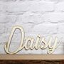 Personalised Wooden Name, thumbnail 4 of 5