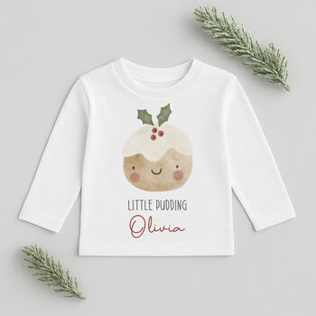 Personalised Christmas Matching Brother / Sister Sibling Set Christmas Pudding, 4 of 4