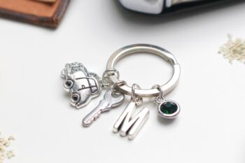 Personalised First Car Keyring New Driver Gift, 6 of 8